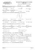 Đề thi thử THPT QG môn Toán năm 2022-2023 (Lần 1) - Trường THPT Đồng Lộc, Hà Tĩnh (Mã đề 101)