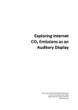 Master's thesis of Engineering: Exploring internet \(c{o_2}\) emissions as an auditory display