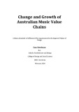 Master's thesis of Engineering: Change and growth of Australian music value chains