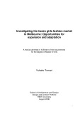 Master's thesis of Arts: Investigating the tween girls fashion market in Melbourne: opportunities for expansion and adaptation