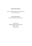 Master's thesis of Arts: Surface resonance