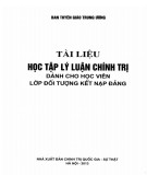 Tài liệu học tập lý luận chính trị dành cho học viên lớp đối tượng kết hợp Đảng: Phần 2