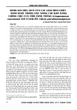 Đánh giá hiệu quả của các loại dịch chiết thảo dược trong việc nâng cao khả năng chống chịu của tôm chân trắng (Litopenaeus vannamei) với vi khuẩn Vibrio parahaemolyticus