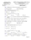Đề thi giữa học kì 2 môn Toán lớp 12 năm 2022-2023 có đáp án - Trường THPT Duy Tân, Kon Tum (Đề 1)