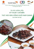Tài liệu hướng dẫn kỹ thuật chế biến thịt heo đen xông khói Nam Giang