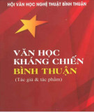 Văn học kháng chiến Bình Thuận: Phần 1