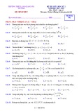 Đề thi giữa học kì 2 môn Toán lớp 10 năm 2022-2023 có đáp án - Trường THPT Lạng Giang số 1 (Mã đề 001)