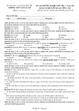 Đề thi thử tốt nghiệp THPT môn Tiếng Anh năm 2023 (Lần 1) - Trường THPT Ngô Gia Tự, Đắk Lắk (Mã đề 103)