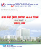 Giáo trình Giáo dục quốc phòng và an ninh (Phần 3: Quân sự chung): Phần 2