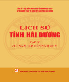 Ebook Lịch sử tỉnh Hải Dương, Tập 4 (từ năm 1945 đến năm 2015): Phần 2