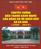 Ebook Truyền thống đấu tranh cách mạng của Đảng bộ và nhân dân xã Ka Đơn (1930-2015): Phần 1