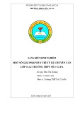 Sáng kiến kinh nghiệm THPT: Một số giải pháp duy trì tỷ lệ chuyên cần lớp 11a2 trường THPT số 2 Sa Pa