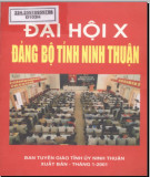 Đảng bộ tỉnh Ninh Thuận - Đại hội X