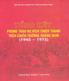 Ebook Tổng kết phong trào du kích chiến tranh trên chiến trường Quảng Nam (1945-1975)