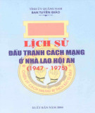 Ebook Lịch sử đấu tranh cách mạng ở nhà lao Hội An (1947-1975): Phần 1