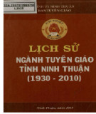 Ebook Lịch sử ngành tuyên giáo tỉnh Ninh Thuận (1930 - 2010): Phần 2