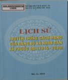 Ebook Lịch sử truyền thống cách mạng của Đảng bộ và nhân dân xã Phước Đại (1945-2010): Phần 2