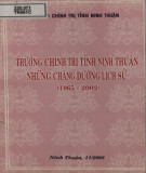 Ebook Trường Chính trị tỉnh Ninh Thuận - Những chặng đường lịch sử (1965 - 2002): Phần 1
