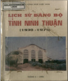 Ebook Lịch sử Đảng bộ tỉnh Ninh Thuận (1930 - 1975): Phần 2