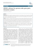 GWGGI: Software for genome-wide gene-gene interaction analysis