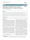 Epigenetic modifications of caveolae associated proteins in health and disease