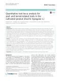 Quantitative trait locus analysis for pod- and kernel-related traits in the cultivated peanut (Arachis hypogaea L.)