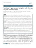 Fertility of a spontaneous hexaploid male Siberian sturgeon, Acipenser baerii