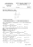Đề thi giữa học kì 2 môn Toán lớp 10 năm 2022-2023 có đáp án - Trường THPT Hướng Hóa, Quảng Trị