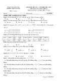 Đề thi học kì 1 môn Toán lớp 10 năm 2022-2023 - Trường THPT Gio Linh