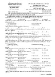 Đề thi giữa học kì 1 môn Hóa học lớp 12 năm 2021-2022 - Trường THPT Gio Linh (Khối Cơ bản)