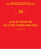 Ebook Lịch sử Đảng bộ xã Lũng Chinh (1963-2012): Phần 1