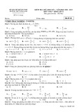 Đề thi giữa học kì 1 môn Toán lớp 11 năm 2022-2023 - Trường THPT Nông Sơn, Quảng Nam