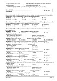 Đề thi giữa học kì 2 môn Tiếng Anh lớp 12 năm 2022-2023 - Trường THPT Lương Ngọc Quyến, Thái Nguyên