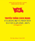 Ebook Truyền thống cách mạng của Đảng bộ và nhân dân xã Tân Lập (1945-2017)