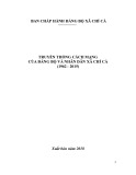 Ebook Truyền thống cách mạng của Đảng bộ và nhân dân xã Chí Cà (1962-2018)