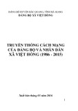 Ebook Truyền thống cách mạng của Đảng bộ và nhân dân xã Việt Hồng (1986-2015)