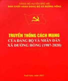 Ebook Truyền thống cách mạng của Đảng bộ và nhân dân xã Đường Hồng (1987-2020): Phần 1