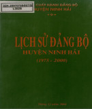 Ebook Lịch sử Đảng bộ huyện Ninh Hải (1975 - 2000): Phần 2