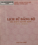 Ebook Lịch sử Đảng bộ huyện Ninh Sơn (1975 - 2000): Phần 1