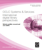 Ebook OCLC systems & services: International digital library perspectives - Website usability: research and case studies