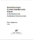 Ebook Investigating computer-related crime: Handbook for corporate investigators - Part 1