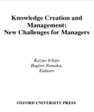 Ebook Knowledge creation and management: New challenges for managers – Part 2