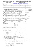Đề thi giữa học kì 2 môn Toán lớp 9 năm 2022-2023 có đáp án - Phòng GD&ĐT Nông Cống