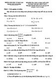 Đề thi giữa học kì 2 môn Toán lớp 9 năm 2022-2023 - Phòng GD&ĐT TP. Ninh Bình