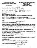 Đề thi KSCL môn Toán lớp 9 năm 2022-2023 (Lần 1) - Trường THPT Thực hành Sư Phạm