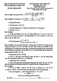 Đề thi học sinh giỏi môn Toán lớp 9 năm 2022-2023 có đáp án - Phòng GD&ĐT Thái Nguyên