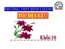 Bài giảng Địa lí lớp 10 bài 26: Cơ cấu nền kinh tế - Trường THPT Bình Chánh