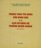 Ebook Phong trào yêu nước của nhân dân và lịch sử Đảng bộ phường Nghĩa Chánh (sơ thảo): Phần 2