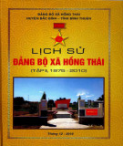 Ebook Lịch sử Đảng bộ xã Hồng Thái (1975-2010): Phần 1 (Tập 2)
