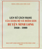 Ebook Lịch sử cách mạng của Đảng bộ và nhân dân huyện Minh Long (1930-1999): Phần 2